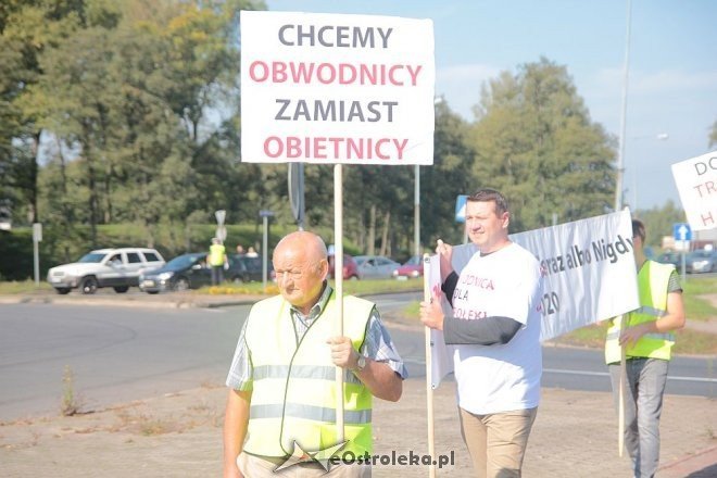 Ostrołęka: Za nami kolejny protest w sprawie budowy obwodnicy [10.09.2014] - zdjęcie #13 - eOstroleka.pl