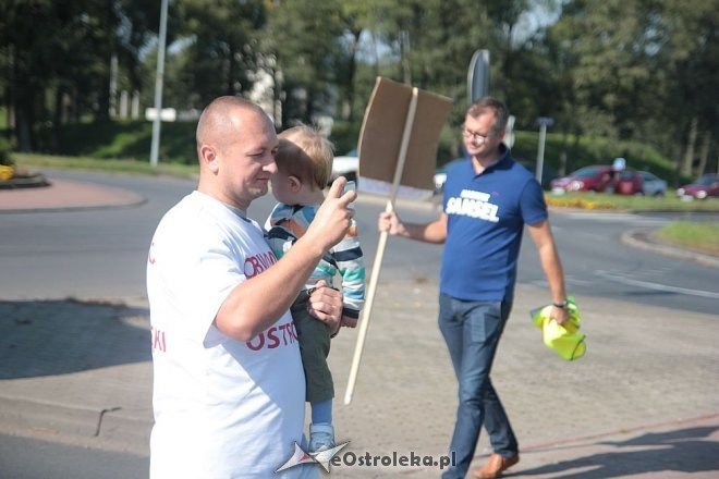 Ostrołęka: Za nami kolejny protest w sprawie budowy obwodnicy [10.09.2014] - zdjęcie #19 - eOstroleka.pl