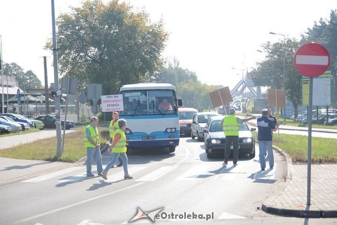 Ostrołęka: Za nami kolejny protest w sprawie budowy obwodnicy [10.09.2014] - zdjęcie #27 - eOstroleka.pl
