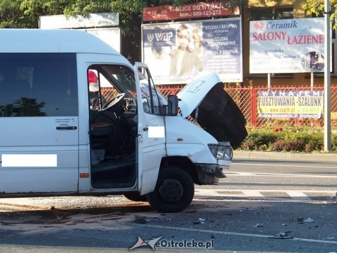 Wypadek przy ul. Bogusławskiego (24.09.2014) - zdjęcie #1 - eOstroleka.pl