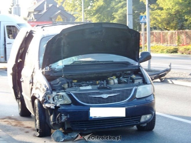 Wypadek przy ul. Bogusławskiego (24.09.2014) - zdjęcie #4 - eOstroleka.pl