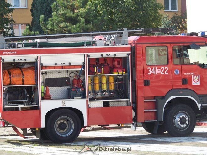 Ćwiczenia strażackie w Gimnazjum nr 1 [29.09.2014] - zdjęcie #27 - eOstroleka.pl