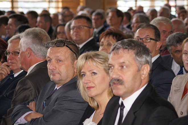 Jarosław Kaczyński w Kadzidle [05.10.2014] - zdjęcie #1 - eOstroleka.pl