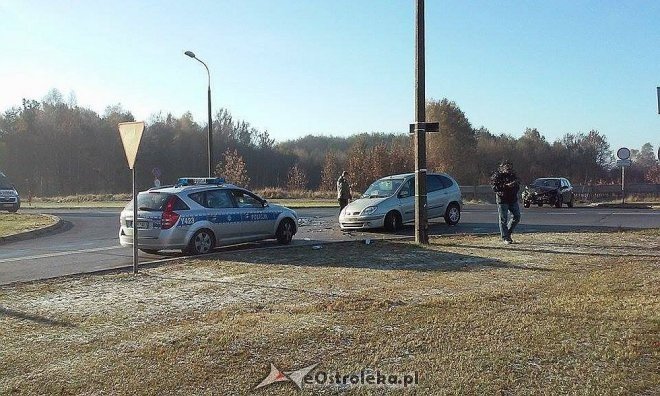 Ostrołęka: Wypadek na skrzyżowaniu Jana Pawła II i Berlinga [28.10.2014] - zdjęcie #7 - eOstroleka.pl