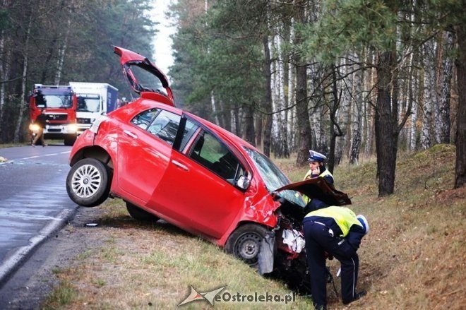 Wypadek na DK 53 [31.10.2014] - zdjęcie #4 - eOstroleka.pl