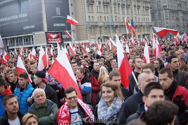 Marsz Niepodległości 2014 [11.11.2014] - zdjęcie #42 - eOstroleka.pl