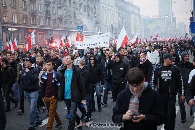 Marsz Niepodległości 2014 [11.11.2014] - zdjęcie #33 - eOstroleka.pl