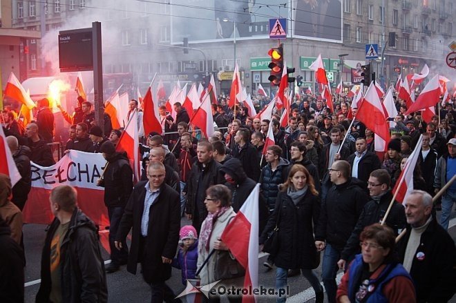 Marsz Niepodległości 2014 [11.11.2014] - zdjęcie #37 - eOstroleka.pl