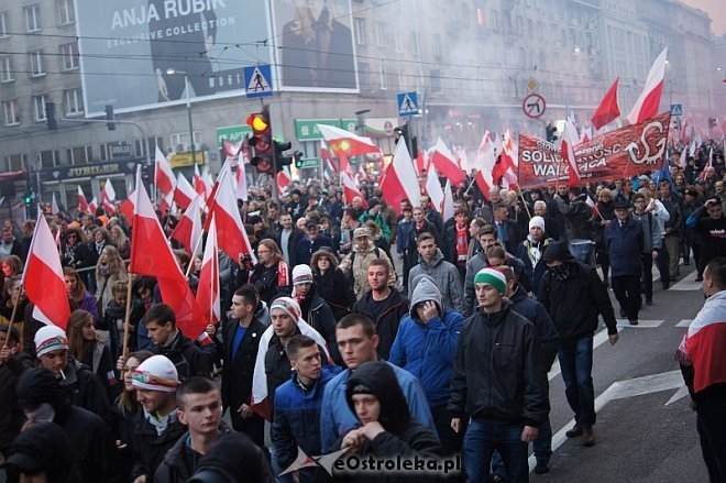 Marsz Niepodległości 2014 [11.11.2014] - zdjęcie #18 - eOstroleka.pl