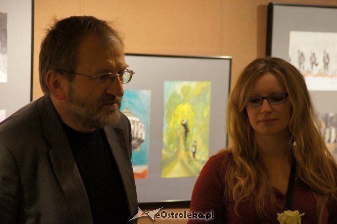 Wernisaż wystawy rysunków Moniki Janowskiej (14.11.2014) - zdjęcie #15 - eOstroleka.pl