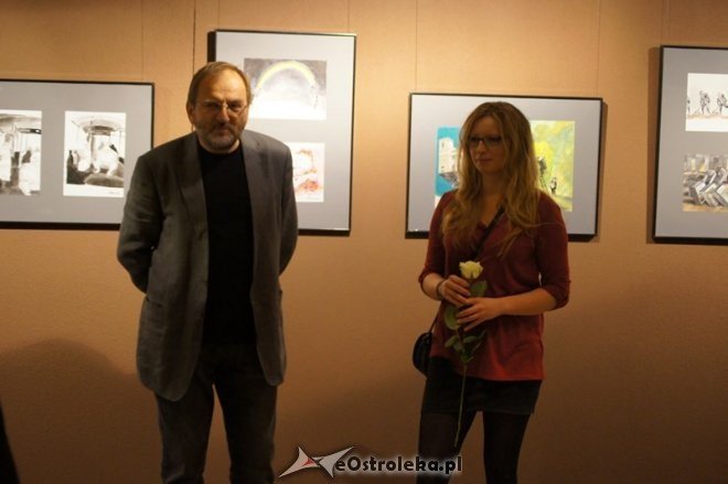 Wernisaż wystawy rysunków Moniki Janowskiej (14.11.2014) - zdjęcie #21 - eOstroleka.pl