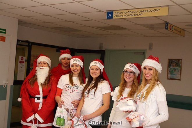 Akcja Święty Mikołaj Kwiatu Kobiecości w ostrołęckim szpitalu [ZDJĘCIA] - zdjęcie #2 - eOstroleka.pl