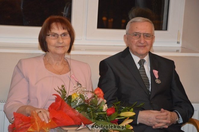 Uroczystość wręczenia medali za długoletnie pożycie małżeńskie [06.02.2015] - zdjęcie #19 - eOstroleka.pl