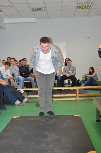 Mistrz Olimpijski Andrzej Supron w ZSZ nr 1 w Ostrołęce [25.02.2015] - zdjęcie #4 - eOstroleka.pl
