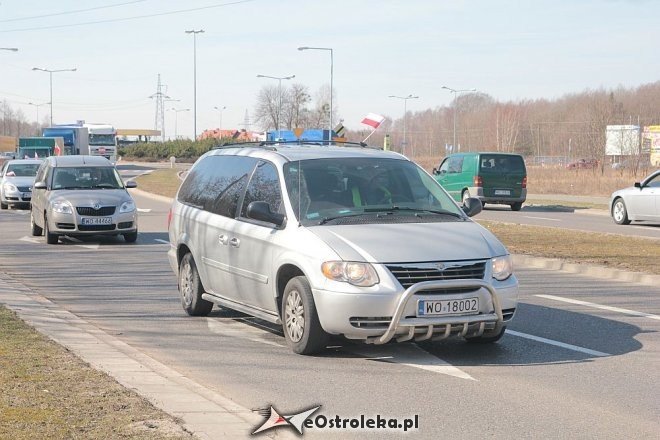 Transportowcy z Ostrołęki przez godzinę blokowali obwodnicę [23.03.2015] - zdjęcie #52 - eOstroleka.pl