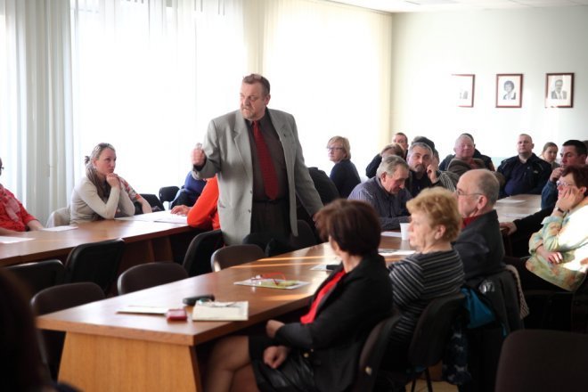 Ostrołęka: Spotkanie wyborcze Rady Osiedla Łazek [10.04.2015] - zdjęcie #2 - eOstroleka.pl