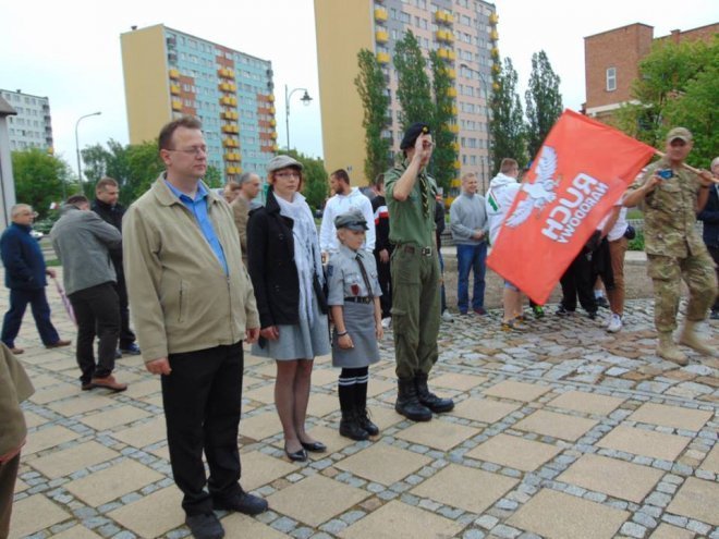 Narodowcy upamiętnili wyzwolenie Ostrołęki przez oddział Kedywu AK-AKO - zdjęcie #6 - eOstroleka.pl