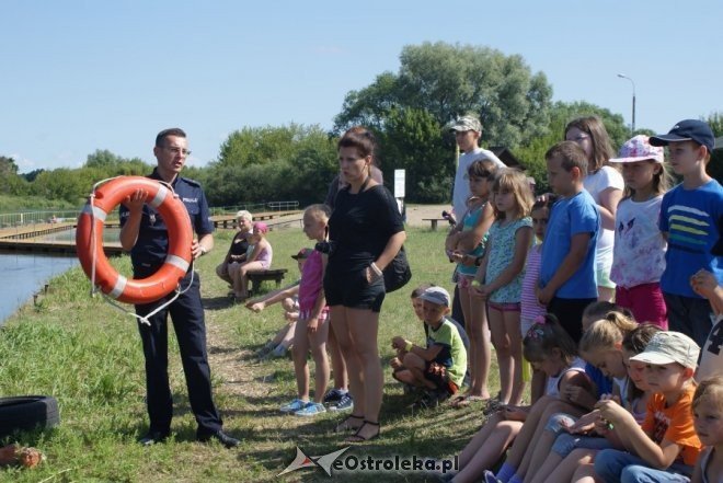 Ostrołęka: O bezpieczeństwie nad wodą na plaży miejskiej [27.07.2015] - zdjęcie #4 - eOstroleka.pl