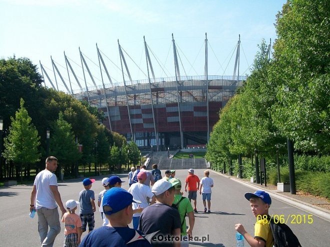 Dzieci z bloków OTBS zwiedziły Stadion Narodowy 12.08.2015] - zdjęcie #5 - eOstroleka.pl