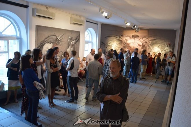 Wernisaż wystawy Franciszka Starowieyskiego [20.08.2015] - zdjęcie #16 - eOstroleka.pl