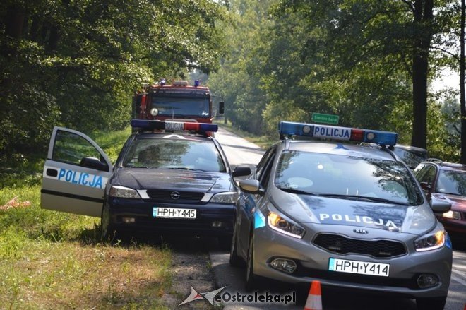 Wypadek na DK 53 w Siarczej Łące [24.08.2015] - zdjęcie #1 - eOstroleka.pl