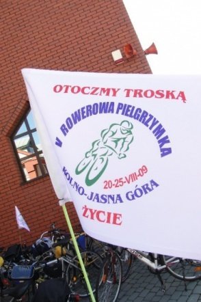 Pielgrzymka rowerowa na Jasną Górę (20.08.09) - zdjęcie #8 - eOstroleka.pl
