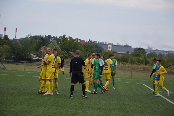 Liga wojewódzka juniorów: Korona Ostrołęka - Żyrardowianka [12.09.2015] - zdjęcie #21 - eOstroleka.pl