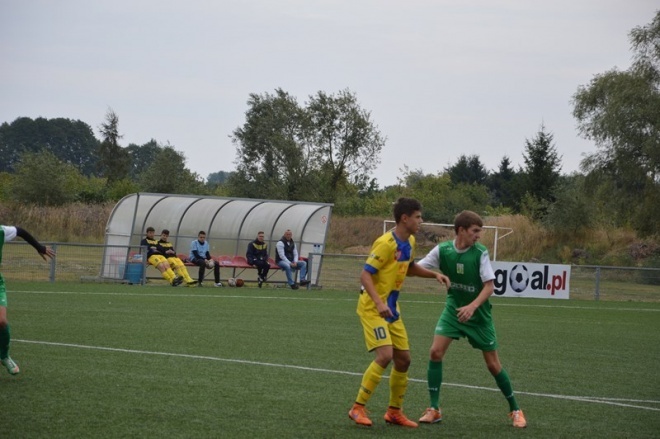 Liga wojewódzka juniorów: Korona Ostrołęka - Żyrardowianka [12.09.2015] - zdjęcie #29 - eOstroleka.pl