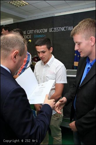Uczniowie ostrołęckiej „metalówki” z certyfikatami Erasmus+ [05.10.2015] - zdjęcie #19 - eOstroleka.pl