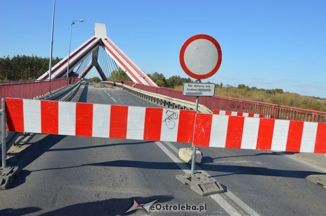 Remont nowego mostu - wyjazd z Ostrołęki [10.10.2015] - zdjęcie #1 - eOstroleka.pl