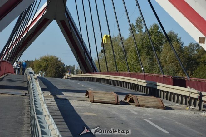 Remont nowego mostu - wyjazd z Ostrołęki [10.10.2015] - zdjęcie #2 - eOstroleka.pl