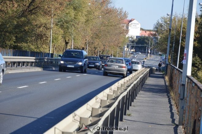 Remont nowego mostu - wyjazd z Ostrołęki [10.10.2015] - zdjęcie #14 - eOstroleka.pl
