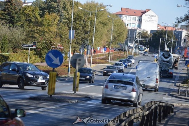 Remont nowego mostu - wyjazd z Ostrołęki [10.10.2015] - zdjęcie #15 - eOstroleka.pl