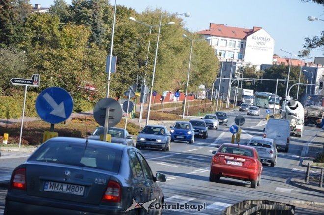 Remont nowego mostu - wyjazd z Ostrołęki [10.10.2015] - zdjęcie #16 - eOstroleka.pl