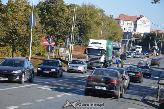 Remont nowego mostu - wyjazd z Ostrołęki [10.10.2015] - zdjęcie #17 - eOstroleka.pl