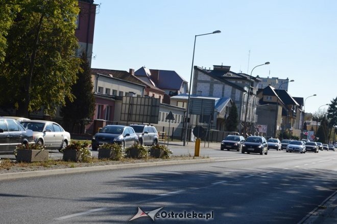 Remont nowego mostu - wyjazd z Ostrołęki [10.10.2015] - zdjęcie #22 - eOstroleka.pl