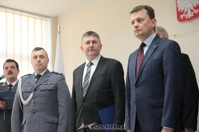 Oficjalne przywitanie nowego komendanta policji w Ostrołęce [23.03.2016] - zdjęcie #17 - eOstroleka.pl