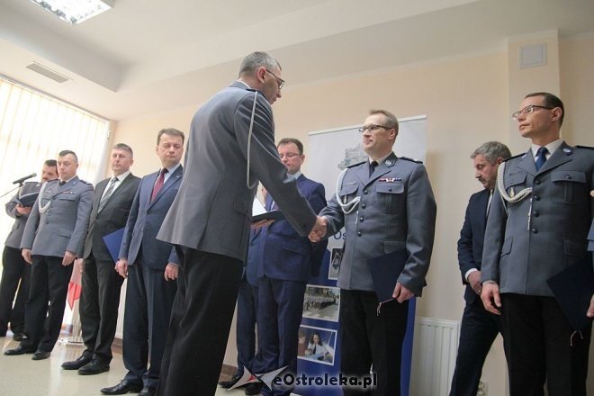 Oficjalne przywitanie nowego komendanta policji w Ostrołęce [23.03.2016] - zdjęcie #35 - eOstroleka.pl