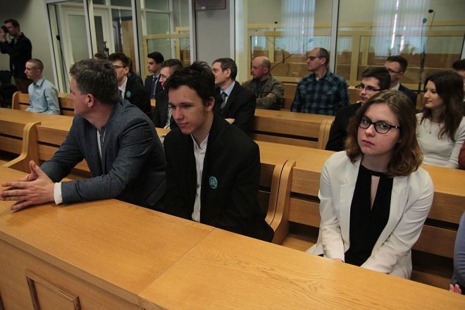 Pozorowana rozprawa w Sądzie Okręgowym w Ostrołęce [02.04.2016] - zdjęcie #16 - eOstroleka.pl