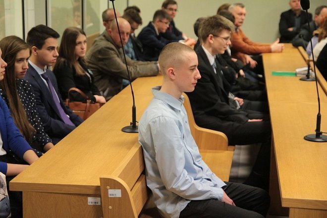 Pozorowana rozprawa w Sądzie Okręgowym w Ostrołęce [02.04.2016] - zdjęcie #39 - eOstroleka.pl