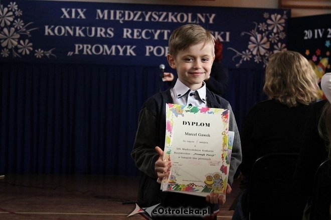 XIX Międzyszkolny Konkurs Recytatorski „Promyk Poezji” [26.04.2016] - zdjęcie #42 - eOstroleka.pl