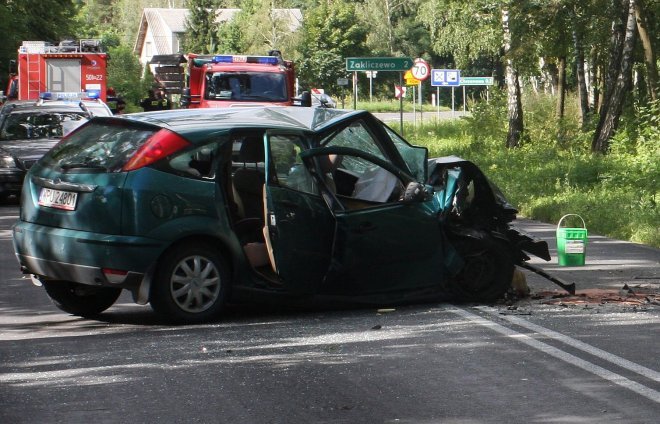 Wypadek w Chrzanowie [08.08.2016] - zdjęcie #5 - eOstroleka.pl