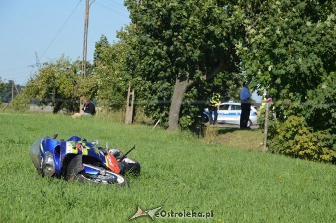 Śmierć motocyklisty w Kierzku [26.08.2016] - zdjęcie #2 - eOstroleka.pl