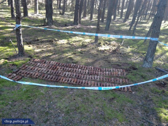 Ponad 400 niewybuchów wykopano w lesie pod Różanem [WIDEO, ZDJĘCIA] - zdjęcie #2 - eOstroleka.pl