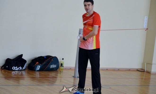 Trening badmintona z Wojciechem Szkudlarczykiem [08.10.2016] - zdjęcie #16 - eOstroleka.pl