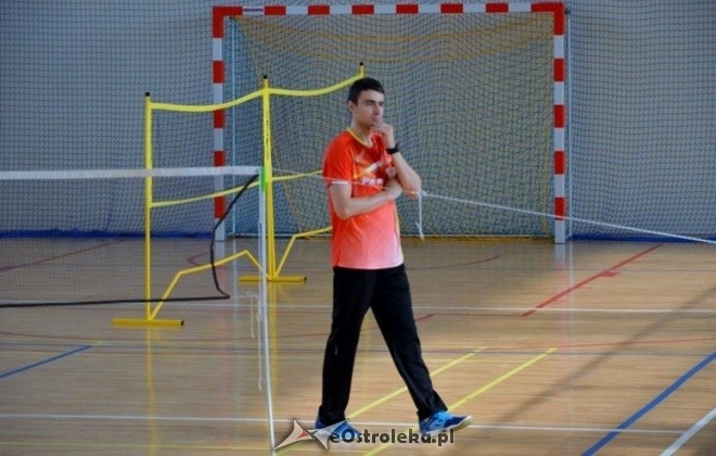 Trening badmintona z Wojciechem Szkudlarczykiem [08.10.2016] - zdjęcie #19 - eOstroleka.pl