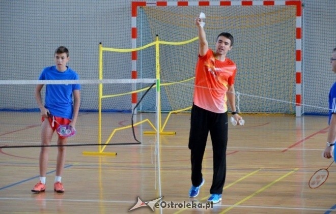 Trening badmintona z Wojciechem Szkudlarczykiem [08.10.2016] - zdjęcie #30 - eOstroleka.pl