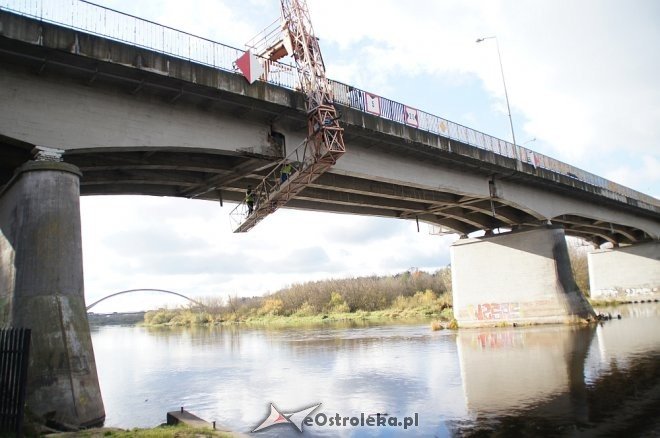 Badania techniczne „starego mostu” [ZDJĘCIA] - zdjęcie #9 - eOstroleka.pl