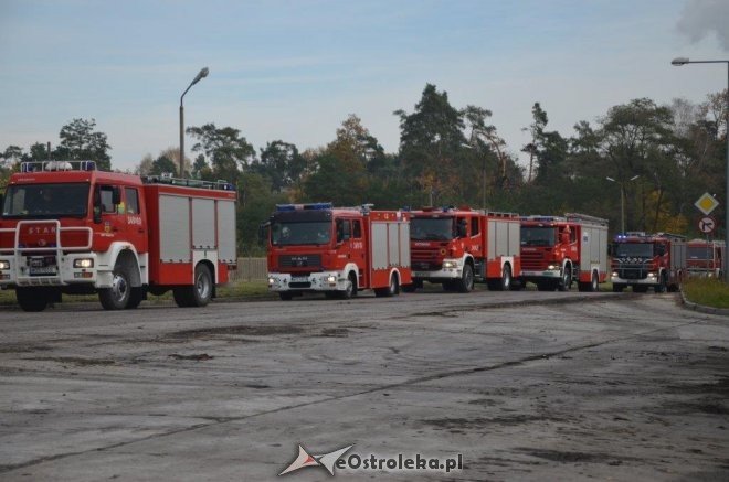 Akcja ratunkowa na terenie zakładów Stora Enso w Ostrołęce [ZDJĘCIA] - zdjęcie #1 - eOstroleka.pl