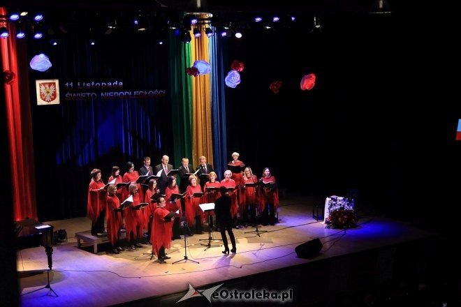 Wspólne śpiewanie pieśni patriotycznych z Ostrołęckim Chórem Kameralnym [WIDEO, ZDJĘCIA] - zdjęcie #21 - eOstroleka.pl
